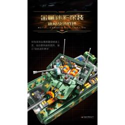 F5 F5-C1003 Xếp hình lắp ráp ghép mô hình Phiên bản sưu tập xe tăng 99A