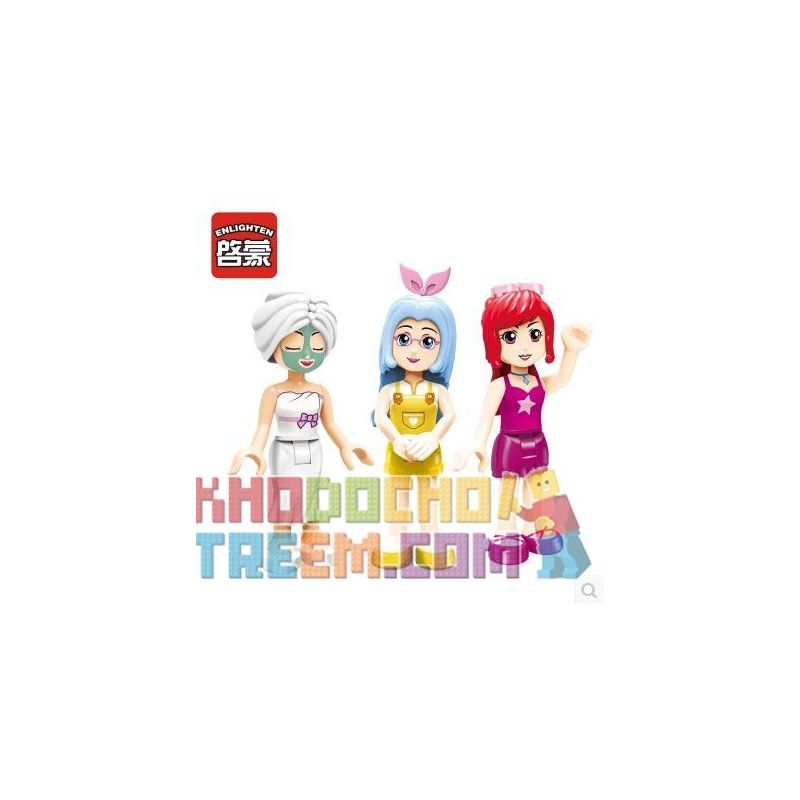 Enlighten 2006 Qman 2006 non  CỬA HÀNG BÁN ĐỒ LÀM ĐẸP bộ đồ chơi xếp lắp ráp ghép mô hình  CHERRY ENLICITY BEAUTY SHOP Các Bạn Gái 487 khối