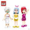 Enlighten 2006 Qman 2006 non  CỬA HÀNG BÁN ĐỒ LÀM ĐẸP bộ đồ chơi xếp lắp ráp ghép mô hình  CHERRY ENLICITY BEAUTY SHOP Các Bạn Gái 487 khối