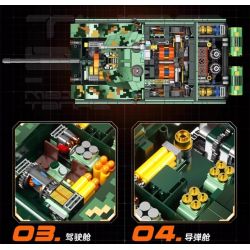 F5 F5-C1003 Xếp hình lắp ráp ghép mô hình Phiên bản sưu tập xe tăng 99A