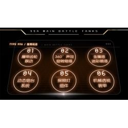 F5 F5-C1003 Xếp hình lắp ráp ghép mô hình Phiên bản sưu tập xe tăng 99A