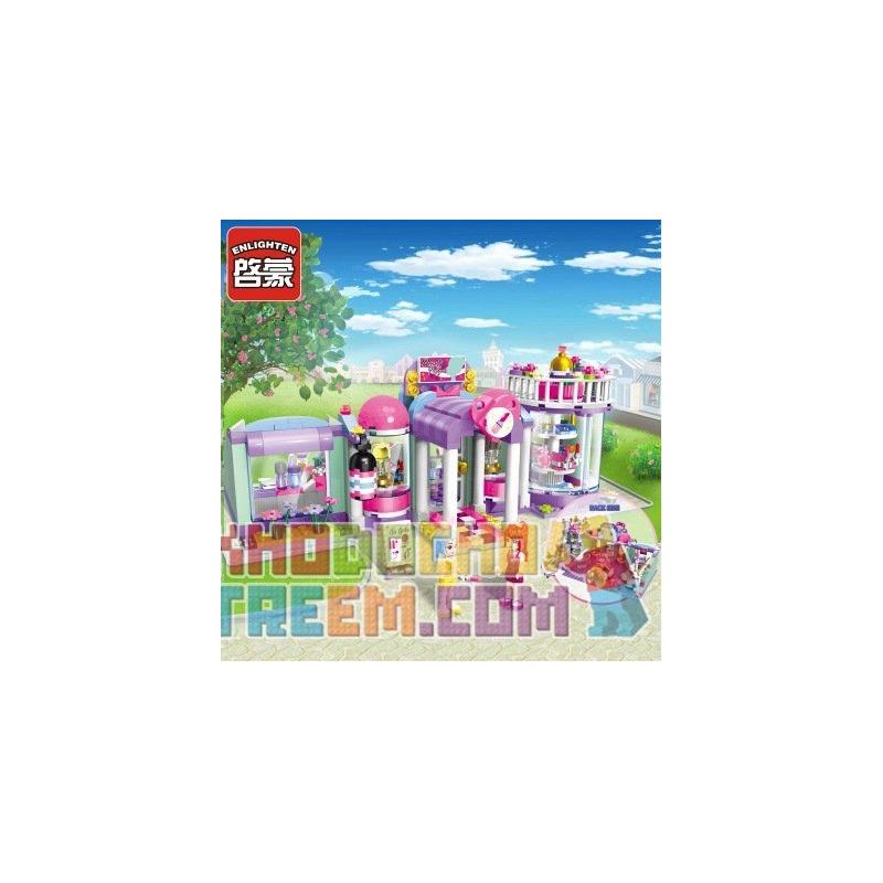 Enlighten 2006 Qman 2006 non  CỬA HÀNG BÁN ĐỒ LÀM ĐẸP bộ đồ chơi xếp lắp ráp ghép mô hình  CHERRY ENLICITY BEAUTY SHOP Các Bạn Gái 487 khối