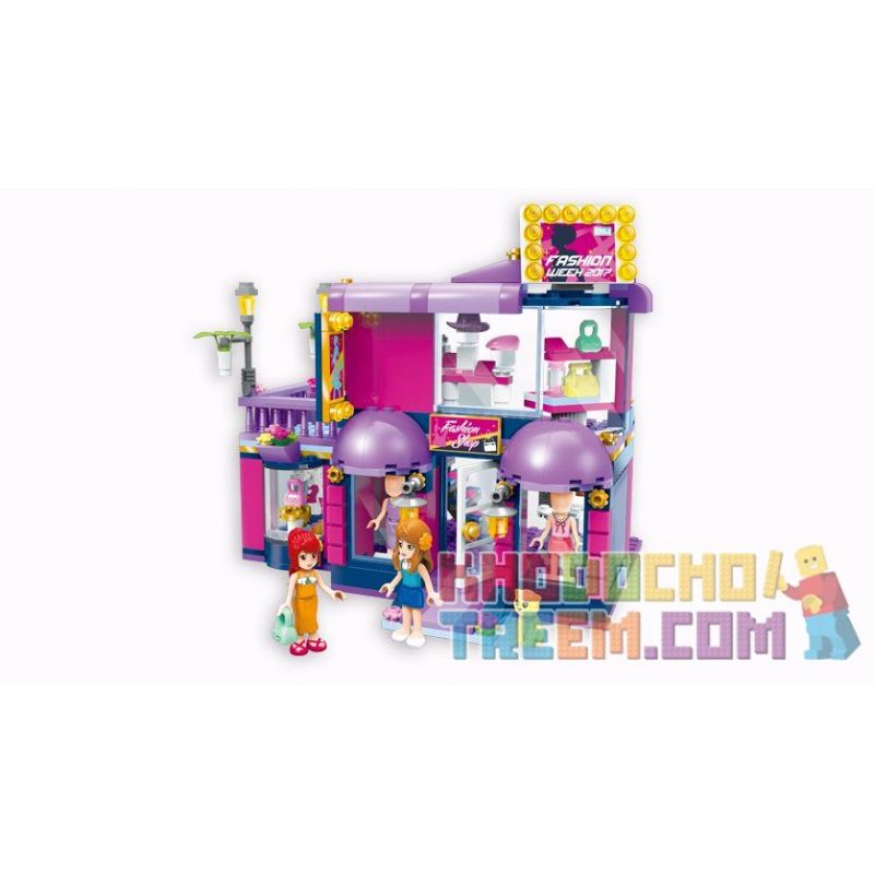 Enlighten 2005 Qman 2005 non  CỬA HÀNG BÁN ĐỒ LƯU NIỆM bộ đồ chơi xếp lắp ráp ghép mô hình  CHERRY ENLICITY BOUTIQUE Các Bạn Gái 458 khối