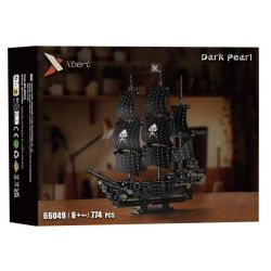 Xbert 66049 Xếp hình lắp ráp ghép mô hình ngọc trai đen