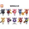WM WM6219 WM WM3009 WM WM3010 WM WM3011 WM WM3012 WM WM3013 WM WM3014 WM WM3015 WM WM3016 WM WM3017 WM WM3018 Xếp hình lắp ráp ghép mô hình Mô hình nhỏ Lilo & Stitch 10 loại