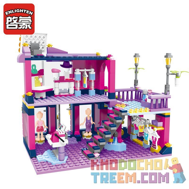 Enlighten 2005 Qman 2005 non  CỬA HÀNG BÁN ĐỒ LƯU NIỆM bộ đồ chơi xếp lắp ráp ghép mô hình  CHERRY ENLICITY BOUTIQUE Các Bạn Gái 458 khối