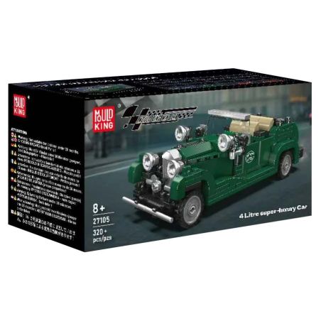MouldKing 27105 4 Litre Super Luxury Car Xếp hình lắp ráp ghép mô hình Xe cổ điển siêu sang 4 lít