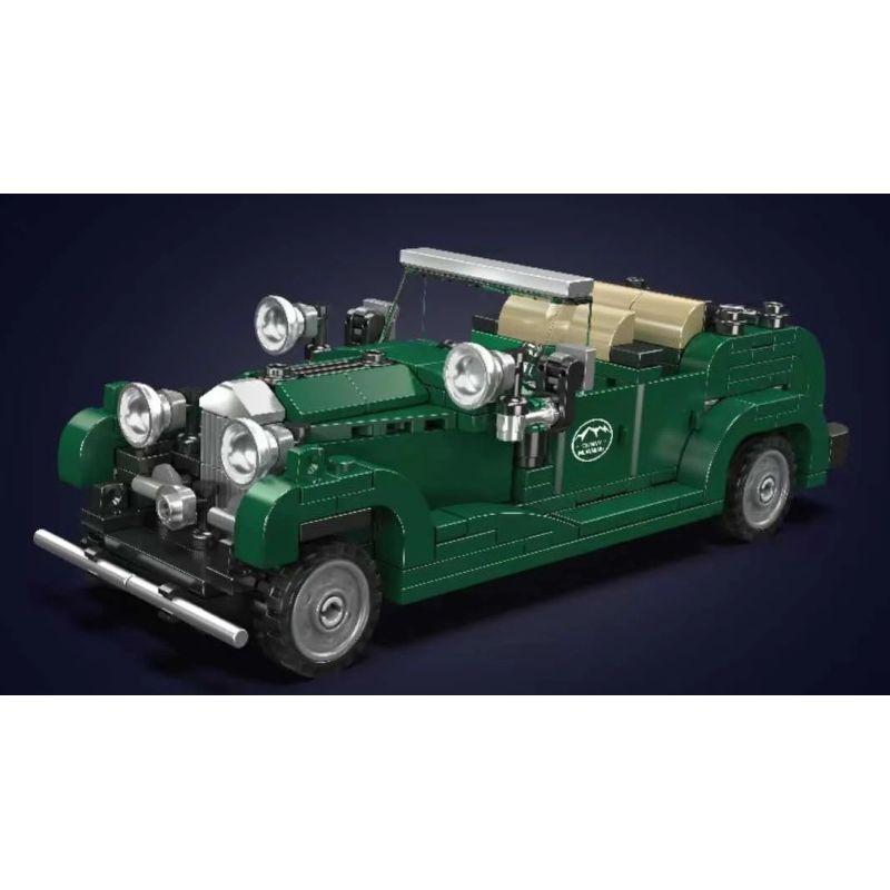 MouldKing 27105 4 Litre Super Luxury Car Xếp hình lắp ráp ghép mô hình Xe cổ điển siêu sang 4 lít