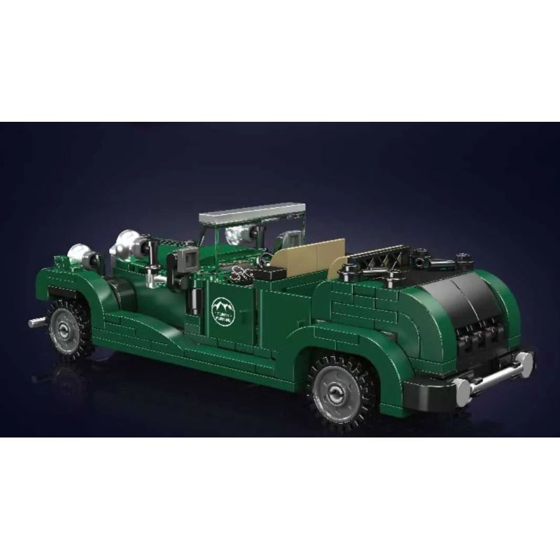 MouldKing 27105 4 Litre Super Luxury Car Xếp hình lắp ráp ghép mô hình Xe cổ điển siêu sang 4 lít