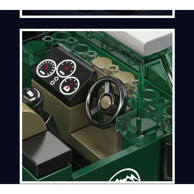 MouldKing 27105 4 Litre Super Luxury Car Xếp hình lắp ráp ghép mô hình Xe cổ điển siêu sang 4 lít