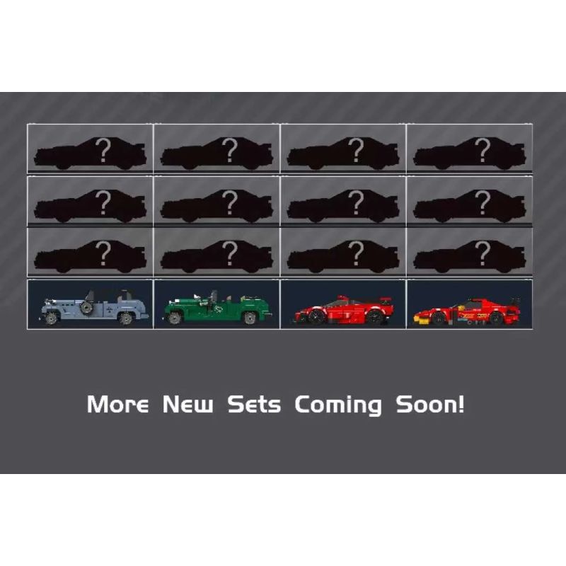 MouldKing 27105 4 Litre Super Luxury Car Xếp hình lắp ráp ghép mô hình Xe cổ điển siêu sang 4 lít