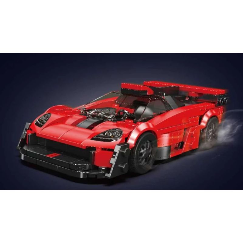 MouldKing 27106 GORDON MURRAY AUTOMOTIVE T.50S Xếp hình lắp ráp ghép mô hình Siêu xe GMA T.50S