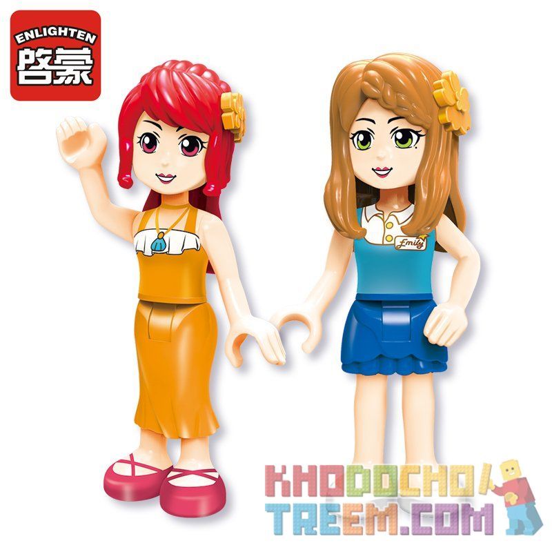 Enlighten 2005 Qman 2005 non  CỬA HÀNG BÁN ĐỒ LƯU NIỆM bộ đồ chơi xếp lắp ráp ghép mô hình  CHERRY ENLICITY BOUTIQUE Các Bạn Gái 458 khối