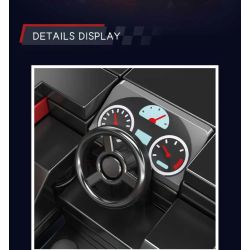 MouldKing 27106 GORDON MURRAY AUTOMOTIVE T.50S Xếp hình lắp ráp ghép mô hình Siêu xe GMA T.50S