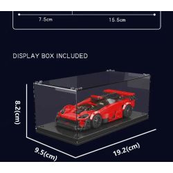 MouldKing 27106 GORDON MURRAY AUTOMOTIVE T.50S Xếp hình lắp ráp ghép mô hình Siêu xe GMA T.50S