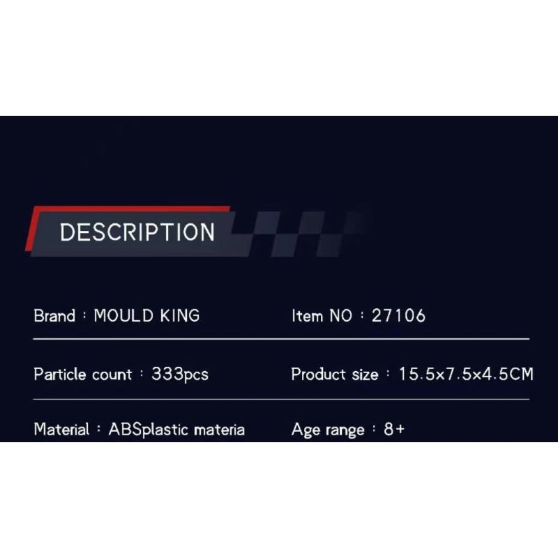 MouldKing 27106 GORDON MURRAY AUTOMOTIVE T.50S Xếp hình lắp ráp ghép mô hình Siêu xe GMA T.50S