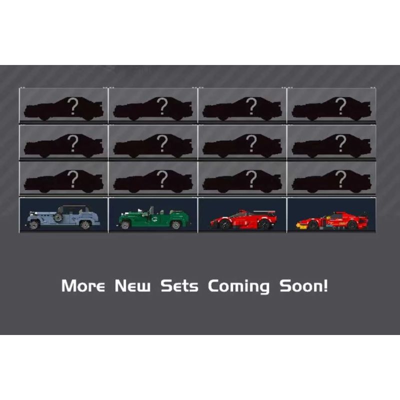 MouldKing 27106 GORDON MURRAY AUTOMOTIVE T.50S Xếp hình lắp ráp ghép mô hình Siêu xe GMA T.50S