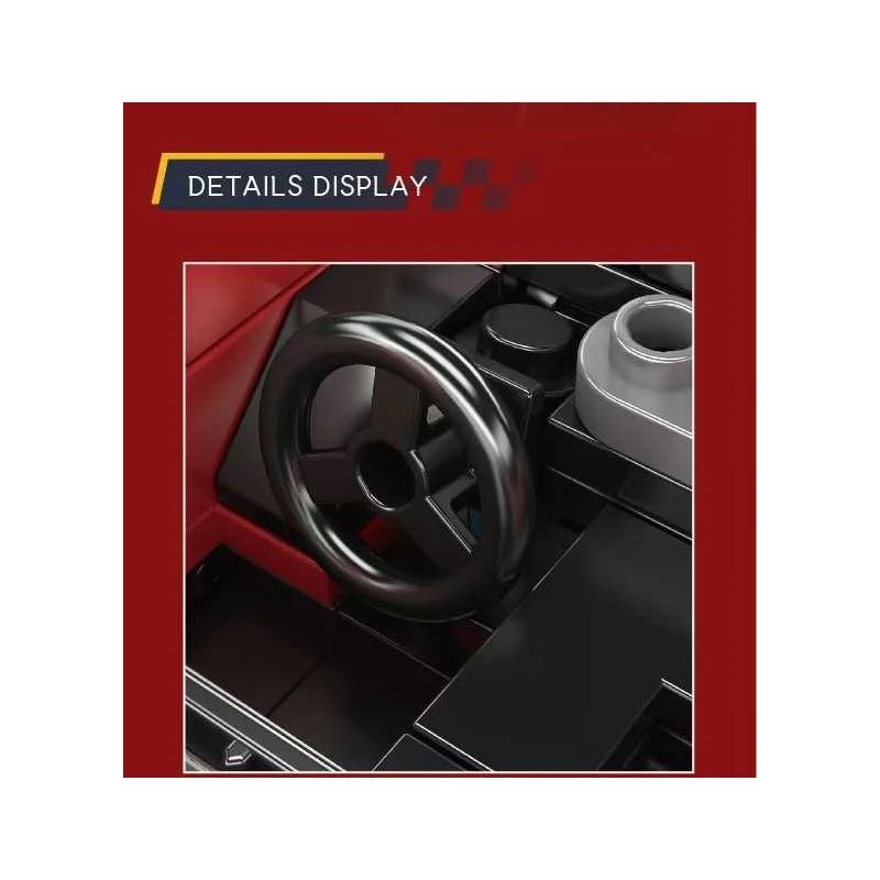 MouldKing 27107 Ferrari 575 GTC Xếp hình lắp ráp ghép mô hình Siêu xe Ferrari 575 GTC