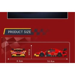 MouldKing 27107 Ferrari 575 GTC Xếp hình lắp ráp ghép mô hình Siêu xe Ferrari 575 GTC