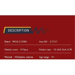 MouldKing 27107 Ferrari 575 GTC Xếp hình lắp ráp ghép mô hình Siêu xe Ferrari 575 GTC