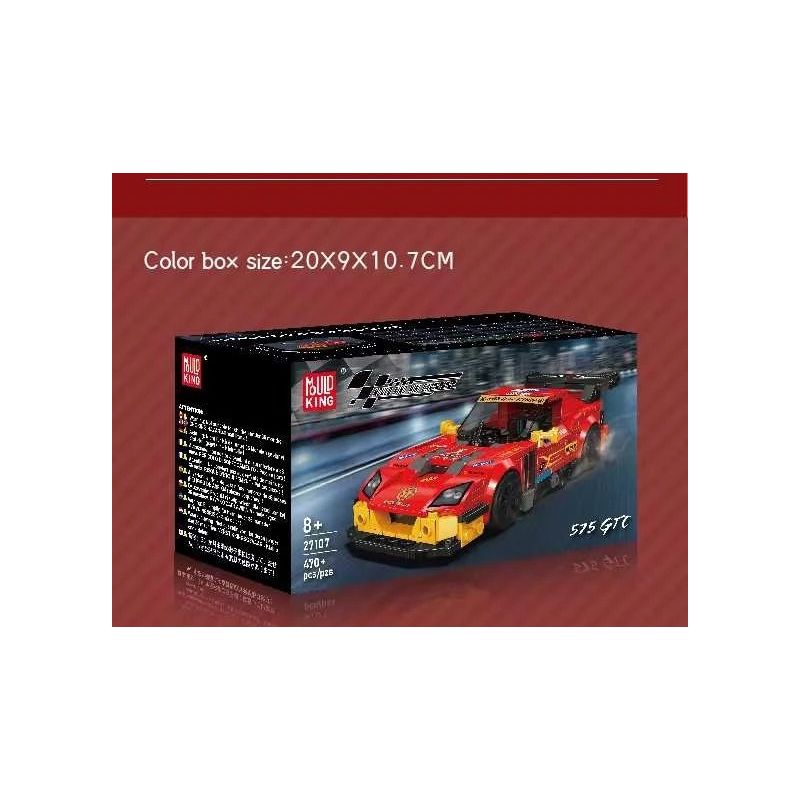 MouldKing 27107 Ferrari 575 GTC Xếp hình lắp ráp ghép mô hình Siêu xe Ferrari 575 GTC