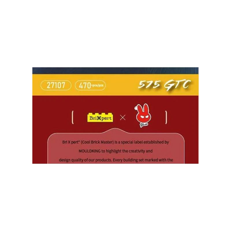 MouldKing 27107 Ferrari 575 GTC Xếp hình lắp ráp ghép mô hình Siêu xe Ferrari 575 GTC