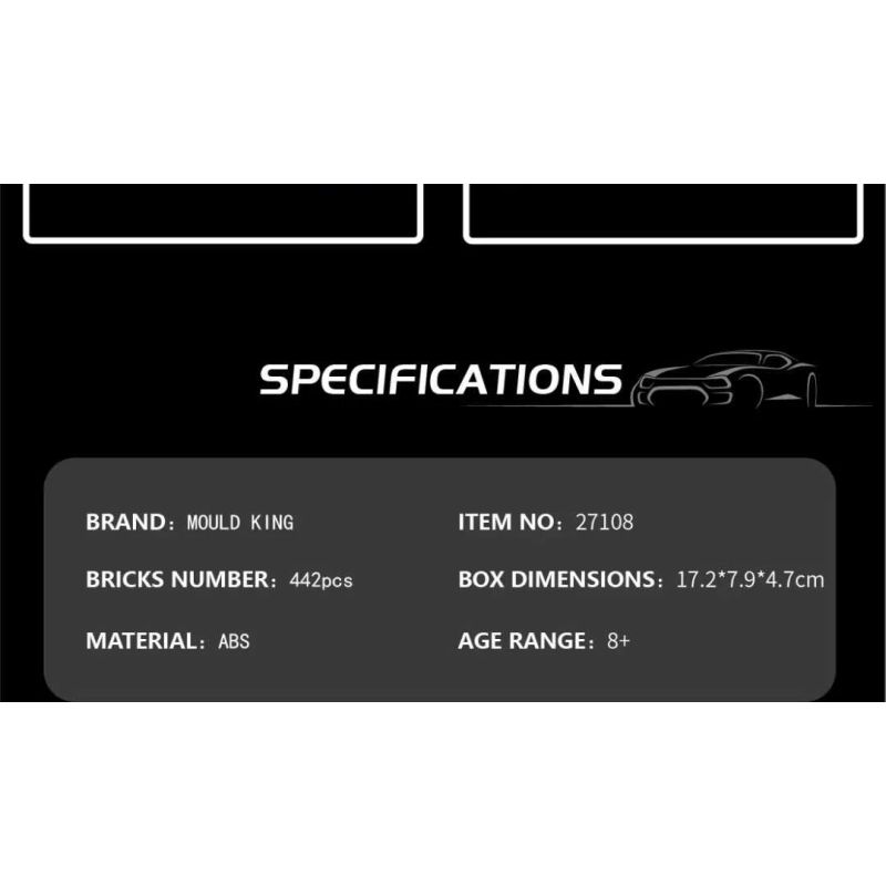 MouldKing 27108 Lamborghini Reventon Xếp hình lắp ráp ghép mô hình siêu xe Lamborghini Reventon