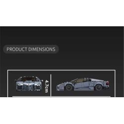 MouldKing 27108 Lamborghini Reventon Xếp hình lắp ráp ghép mô hình siêu xe Lamborghini Reventon