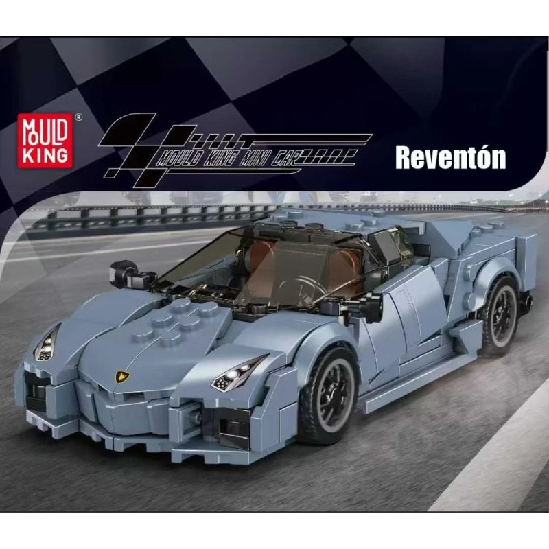 MouldKing 27108 Lamborghini Reventon Xếp hình lắp ráp ghép mô hình siêu xe Lamborghini Reventon