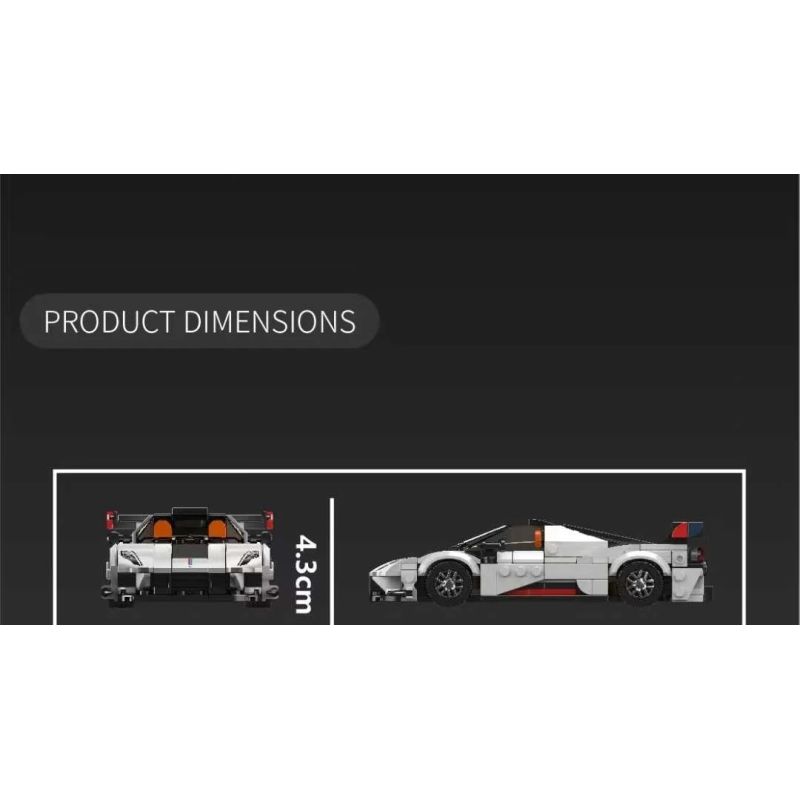 MouldKing 27109 Hennessey Venom F5 Xếp hình lắp ráp ghép mô hình Siêu xe Hennessey Venom F5