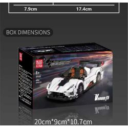 MouldKing 27109 Hennessey Venom F5 Xếp hình lắp ráp ghép mô hình Siêu xe Hennessey Venom F5