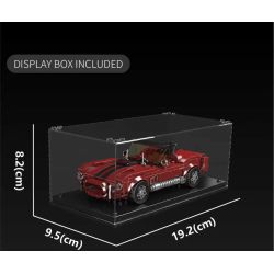 MouldKing 27111 Shelby Cobra Xếp hình lắp ráp ghép mô hình siêu xe rắn hổ mang shelby