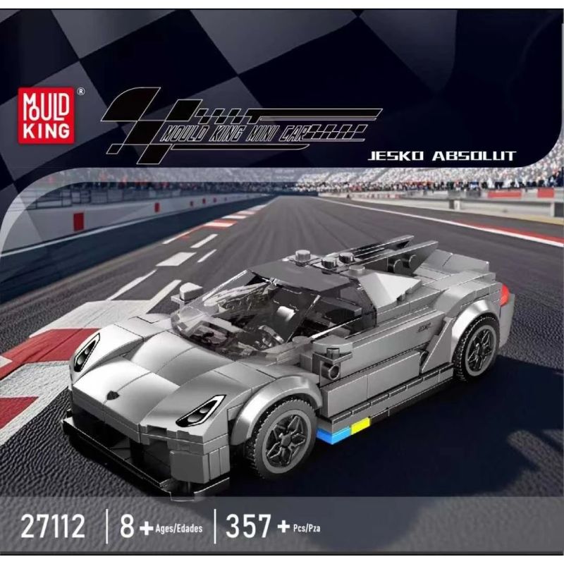 MouldKing 27112 Jesko Xếp hình lắp ráp ghép mô hình Siêu xe Koenigsegg Jesko