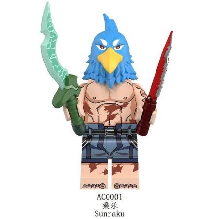 unknown AC0001 Xếp hình lắp ráp ghép mô hình Biên giới Shangri-La ~ Thợ săn phân thách thức trò chơi kiệt tác ~: Sang Le minifigure