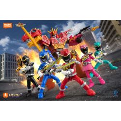 BLOKEES 75502 Xếp hình lắp ráp ghép mô hình Super Sentai Stellaris Edition Phần 2: Sự dũng cảm bùng nổ