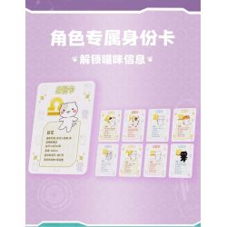 inbrixx 885021 Xếp hình lắp ráp ghép mô hình Một nhóm mèo robot: Mèo robot bánh bao