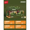 SEMBO 203241 SEMBO 203242 SEMBO 203243 SEMBO 203244 Xếp hình lắp ráp ghép mô hình Một đất nước hùng mạnh với 4 loại xe tăng chiến đấu chủ lực 99A, pháo phòng không tự hành PGZ-07, xe tăng hạng nhẹ Type 15 và bệ phóng tên lửa PHZ11