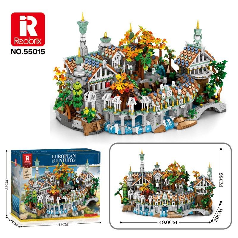 Reobrix 55015 Duskvale Sanctum Xếp hình lắp ráp ghép mô hình Glen