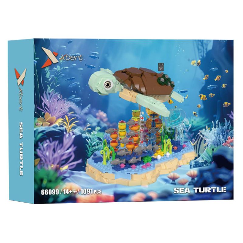 Xbert 66099 Xếp hình lắp ráp ghép mô hình rùa biển