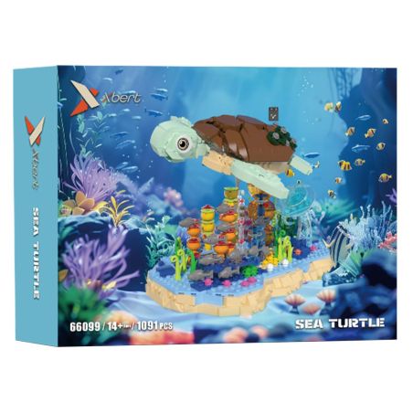 Xbert 66099 Xếp hình lắp ráp ghép mô hình rùa biển
