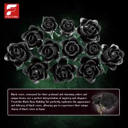 Free Tribe 11019 Dark Kiss Xếp hình lắp ráp ghép mô hình Hoa hồng