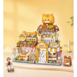 LOZ 1377 Xếp hình lắp ráp ghép mô hình Ootachi Nekosha