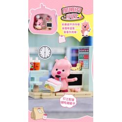 Keeppley K22301 Loopy Xếp hình lắp ráp ghép mô hình Một ngày trong cuộc đời của Lubi dễ thương: Sát thủ Zaoba