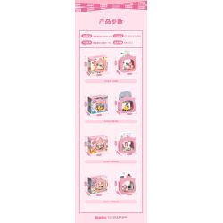 Keeppley K22301 Loopy Xếp hình lắp ráp ghép mô hình Một ngày trong cuộc đời của Lubi dễ thương: Sát thủ Zaoba