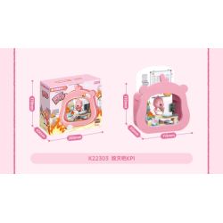 Keeppley K22301 Loopy Xếp hình lắp ráp ghép mô hình Một ngày trong cuộc đời của Lubi dễ thương: Sát thủ Zaoba