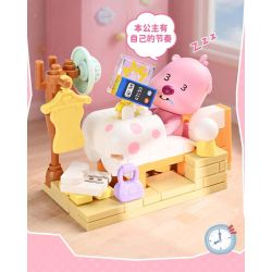 Keeppley K22302 Loopy Xếp hình lắp ráp ghép mô hình Một ngày trong cuộc đời của Lubi dễ thương: đi làm với cuộc đời mình