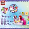 Enlighten 2001 Qman 2001 non  PHÒNG NGỦ CỦA CHERRY bộ đồ chơi xếp lắp ráp ghép mô hình  CHERRY CHERRY'S BEDROOM Các Bạn Gái 124 khối