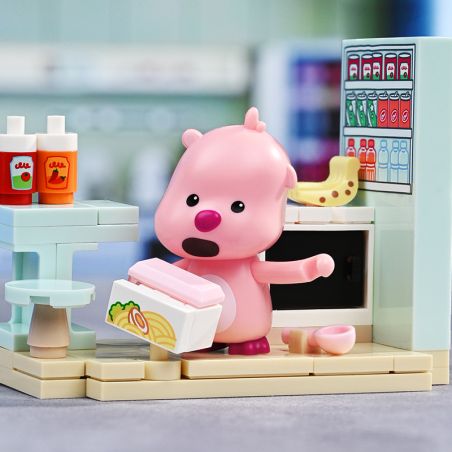 Keeppley K22304 Loopy Xếp hình lắp ráp ghép mô hình Một ngày trong cuộc đời của Ruby đáng yêu: một chú hề làm việc ngoài giờ