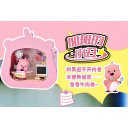 Keeppley K22304 Loopy Xếp hình lắp ráp ghép mô hình Một ngày trong cuộc đời của Ruby đáng yêu: một chú hề làm việc ngoài giờ