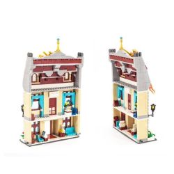 Enlighten 1130 Qman 1130 non  TÒA THỊ CHÍNH bộ đồ chơi xếp lắp ráp ghép mô hình City Thành Phố 742 khối